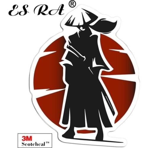 Japanese Samurai Stickers Laptop Decals Vinyl Water-resisant Pegatinas 3M Matt for Car Window Wall Helmet Motor Bottle