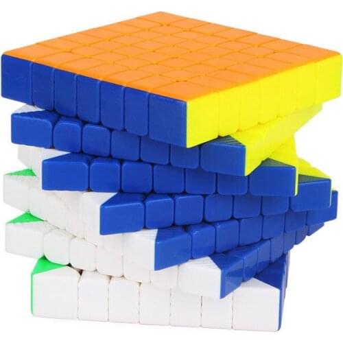 YuXin Hays 7x7x7 Speed Magic Cube Twist Puzzle Intelligence Toy Multi-Color Safe ABS Ultra-Smooth Professional Stickerless