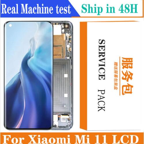 6.81'' LCD for Xiaomi mi 11Display Touch Screen Digitizer Assembly Xiaomi Mi 11 for Repair Parts
