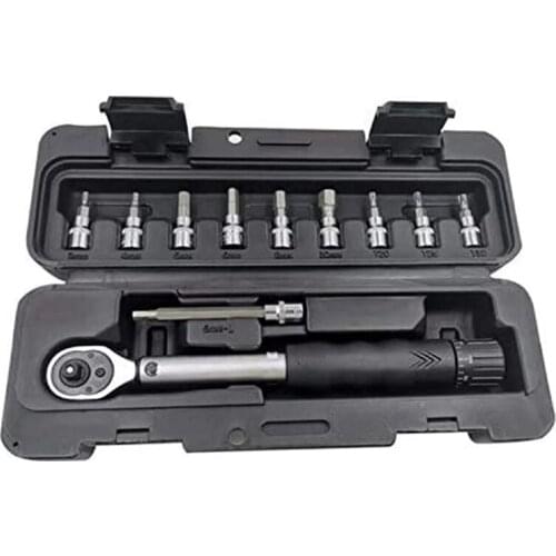1/4 Inch Preset Torque Wrench Set Torque 2-14NM Bicycle Torque Tool