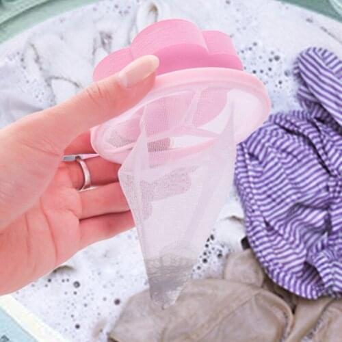 1pcs Floating Pet Fur Catcher Lint Filter Bag Reusable Pet Hair Catcher Remover Tool for Washing Machine Household Tools