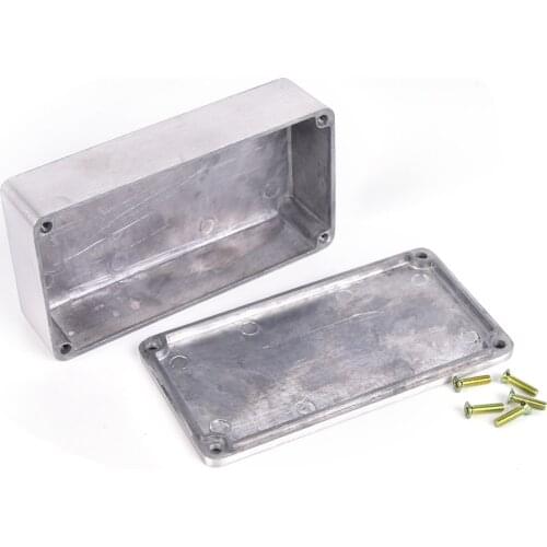 1590B Style Effects Pedal Aluminum Stomp Box Enclosure For Guitar Musical Instrument Cases Storage Holder
