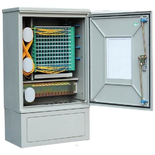96 cores SMC IP65 Optic Fiber Cross Connection Cabinet splice box