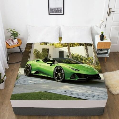 Car Elastic fitted sheet bed sheet With An Elastic Band 150x200/180/200/160x200 Mattress Cover Bed cover 1pc courtyard