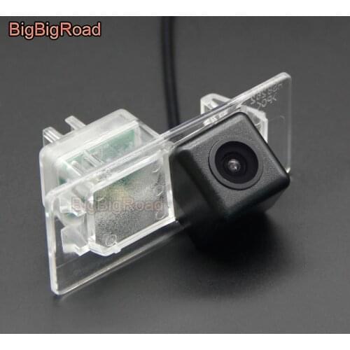 BigBigRoad Car Rear View Parking CCD Camera For Seat Alhambra 711 2016 / Ateca KH7 2016 / Leon 2013-2018 Arona 2017 2018 2019