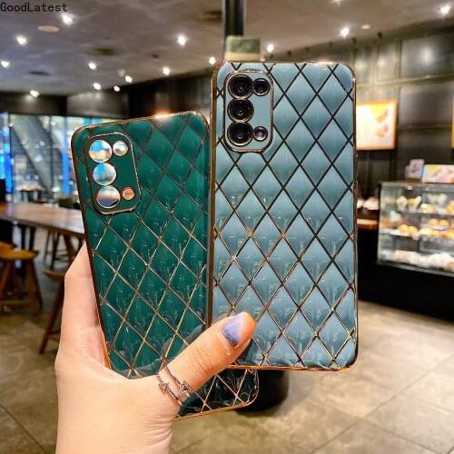 Luxury Plating Phone Case For Samsung Galaxy A72 A52 S21Plus S21 Ultra Electroplated Shockproof Soft Silicone Back Cover