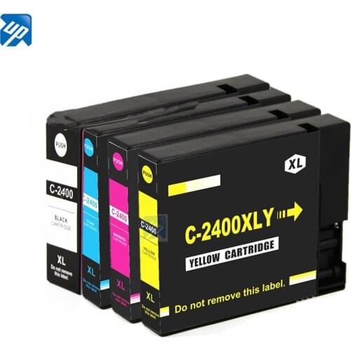 4PK PGI-2400XL Ink Cartridges forCanon MAXIFY iB4040/MB5040/MB5340/MB5140/MB5440/IB4140 full with Pigment Ink PGI2400 pgi 2400