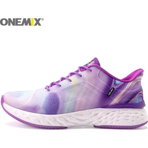 Onemix Running Shoes Women Breathable Training Men Fitness Sports Shoes Professional Track Field Soft Bottom Jogging Sneakers