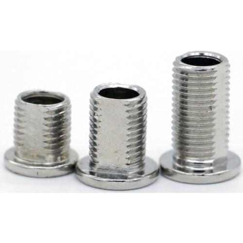 M12 lighting hollow bolt steel pitch 1.0 mm Ceiling lights LED DIY wire through inner hole hanging fastener hanger fastener nut