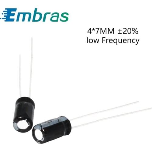 20Pcs 4*7 High Frequency Low ESR Aluminum Electrolytic Capacitor Kit 10V 16V 50V 6.3V 100UF 47UF 22UF Full Values Assorted Set