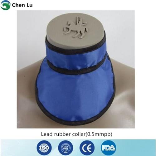 Genuine radiological protection high quality thyroid collar x-ray gamma ray radiation protective 0.5mmpb lead rubber collar