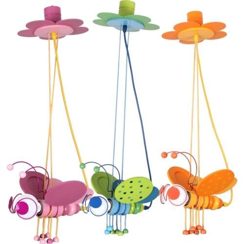 Pendant Lights Children toy small bee modern Child lamps cartoon child real pendant lamps ZZP
