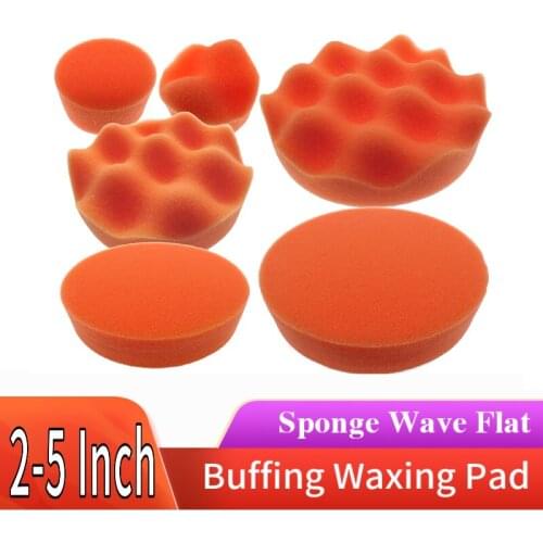 2-5 Inch Buffing Sponge Pad Rubbing Scouring Pad waxing polishing sealing glaze All Purpose for Car Bathroom Kitchen Cleaning