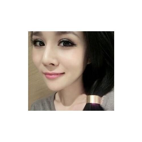 XUBCHC Promotion Delicate And Exquisite Small Shiny Smooth Metal Elastic Restoring Ancient Ways Hair Rope