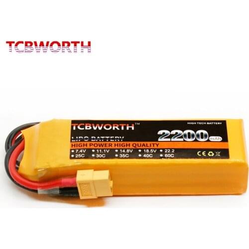 RC LiPo Battery 11.1V 2200mAh 25C 3S For RC Airplane Drone Tank Car Boat 3S Batteries LiPo 2200mAh