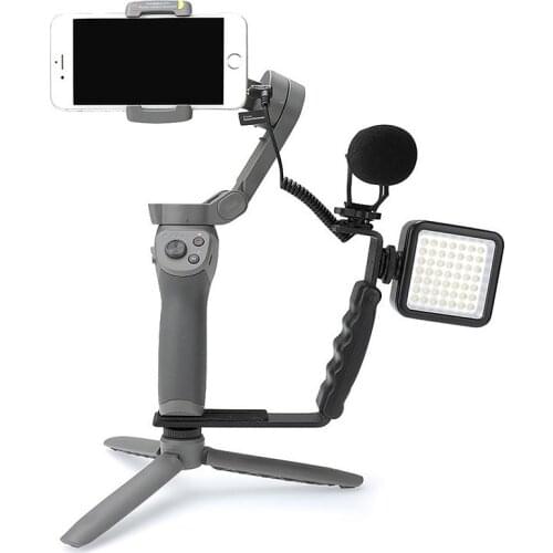 Handheld L-Type Expansion Bracket for DJI Dajiang Lingbi Osmo Mobile 2 3 Mobile Phone Stabilizer Accessories