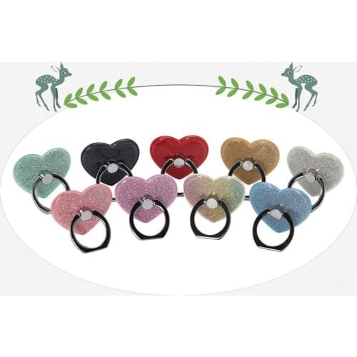 Universal Mobile Phone Holder Stand Finger Ring Magnetic Portable For cute Cell Smart Phone Transparent holder For iphone XS MAX