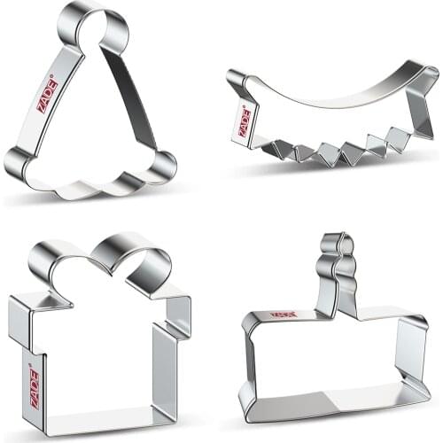 ZADE Birthday Hat Cookie Cutter Party for Fondant Baking Cake Gift Party Cookie Cutter- Stainless Steel