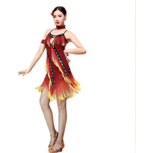 Latin Dance Dress Hot Sale Women Cotton Flamengo New 2019 Belly Dance Costume Latin Salsa Tango Cha Ballroom Flamenco Dress M/L