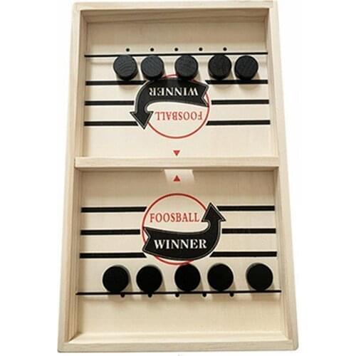 1 Set Fast Sling Puck Game Paced SlingPuck Winner Board Toys Family Games for Child Desktop Battle Ice Hockey