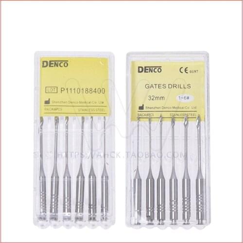 1pack(6pcs/pack)Dental Endodontic Dental Gates Drill Glidden Drills 32mm 28mm