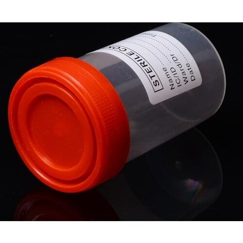 10PCS Specimen Bottle 60ml Hospital Urine Collection Sample Cup Physical Test Plastic Sample Cup Container For Medical Use