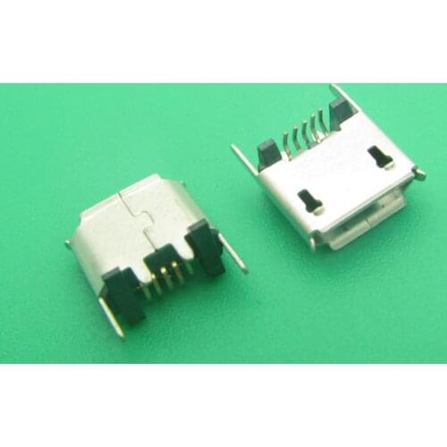 10pcs usb charger charging Port plug dock Connector for ZX80-B-5P MICRO USB B Type Vertical SMT 5P connector