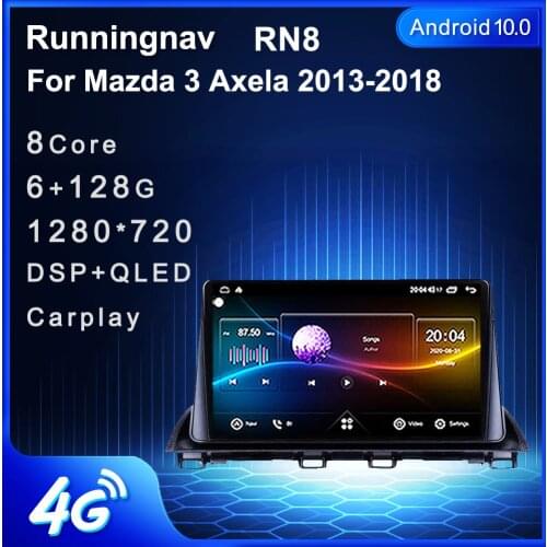 4G LTE Android 10.1 For Mazda 3 Axela 2013-2018 Car Radio Multimedia Video Player Navigation GPS