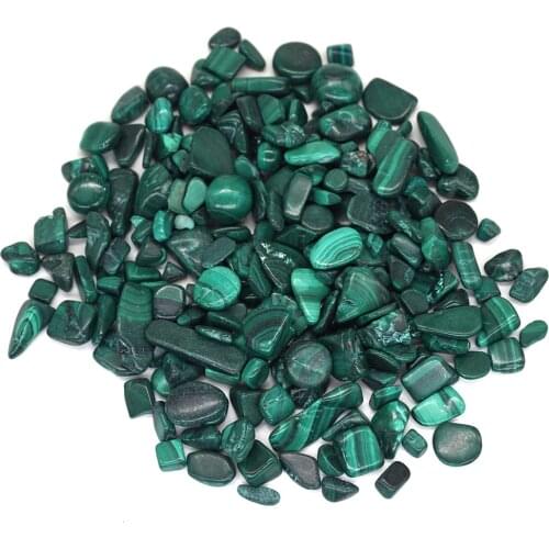50g/100g Natural Malachite Healing Crystals Gravel Tumbled Stones Minerals For Jewelry Making Bulk Reiki Gemstones Room Decor