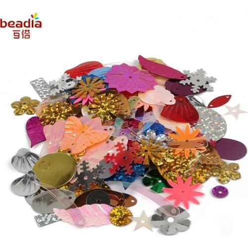 50g Mixed Size Randomly Shape Sequins For Crafts&Paillette Sewing Scrapbooking lentejuelas
