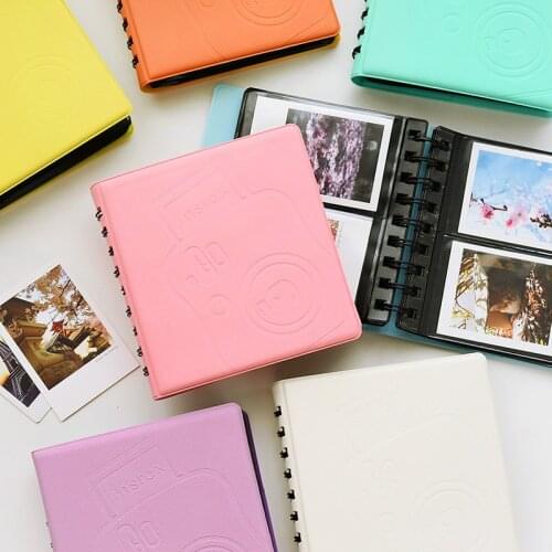 68 Pockets Fujifilm Mini 3 Inch Instant Photo Album Picture Case Compatible for Fuji Instax Film 7s 8 9 11 25 50s 70 90 Link