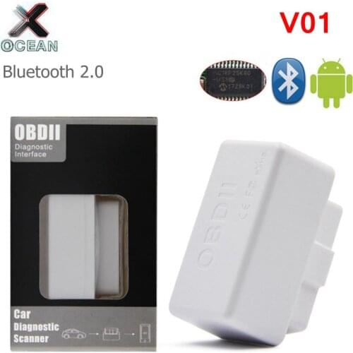 Hardware V1.5 Chip PIC18F25K80 ELM327 V01 Bluetooth V1.5 Auto Code Reader Super MINI ELM 327 Works ON Android Symbian FW V1.5