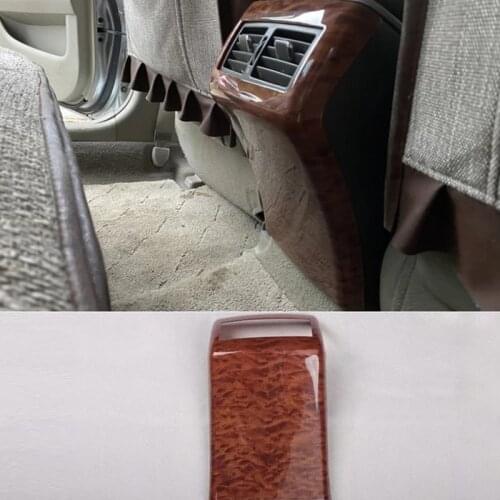 AU05 -for TOYOTA Camry 2006-2011 1PC Wood ABS Car Rear Air Conditioning Vent Outlet Cover Trim Car Styling Accessories