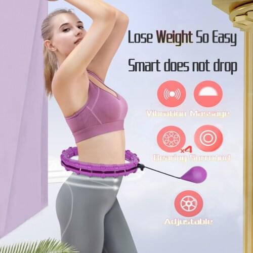 Fitness Sport Hoop Lazy Smart Detachable Abdominal Fitness Equipment Lady Burning Fat Artifact Slim Waist Raises Hip Gym Circle