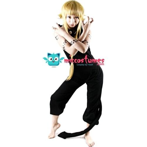 Soul Eater Medusa Black Cosplay Costume with Tail