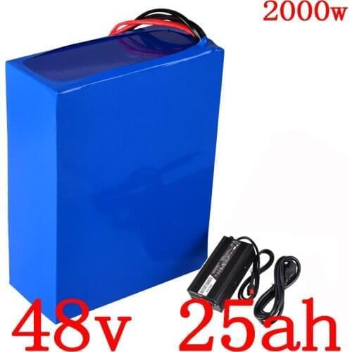 48V Lithium Battery 48V 10AH 12AH 13AH 15AH 16AH 18AH 20AH 22AH 25AH Electric Bike Battery 48V 500W 1000W 2000W Ebike Battery