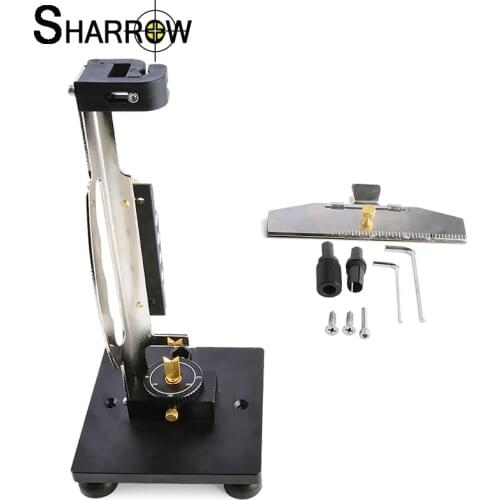 1set Archery Feather Stick Arrow Fletching Jig DIY Vanes Metal Tool Adjustable Multifunction Bow and Arrow Shooting Accessories