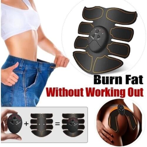 Muscle Stimulator EMS Massager Abdominal Muscle Trainer Electrostimulation Hip Trainer Abdomen Arm Exercise Machine Gym Equiment