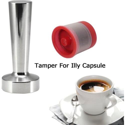 Stainless Steel Illy New Coffee Tamper Illy Coffee Capsule Filling Tool Refillable Coffee Capsule Pressing Coffee Grind For Illy