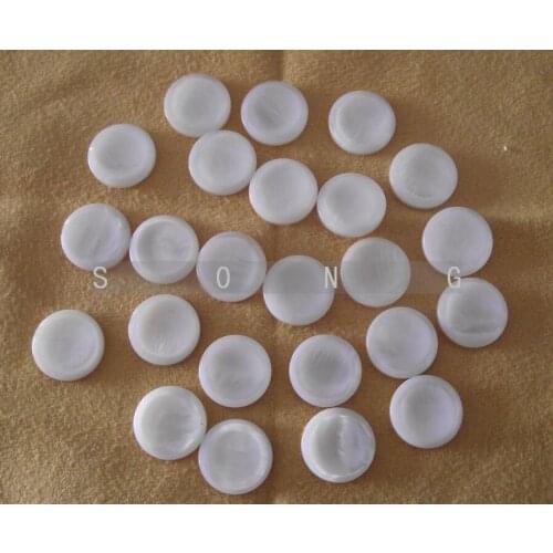 21 pcs trumpet finger buttons pearl set real pearl / seashell