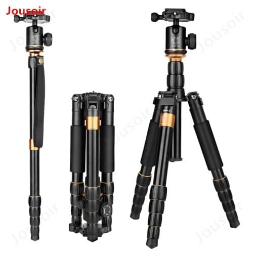 New QZSD Q278 Lightweight Compact Tripod Monopod & Professional Ball Head for DSLR Camera / Portable Camera Stand CD15