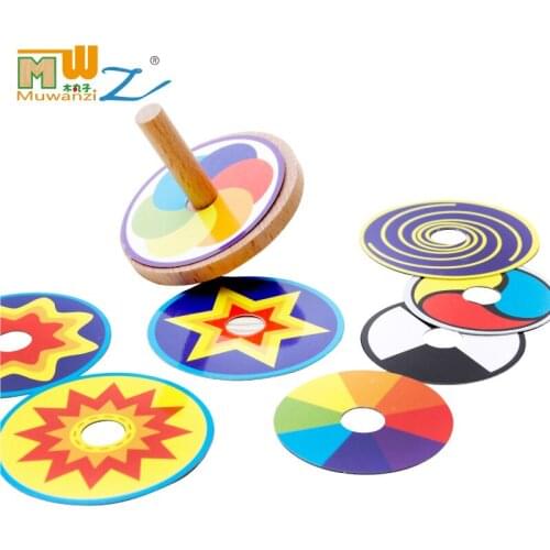 Creative educational toys Variety Gyro Traditional Nostalgic Toys Wooden Building Blocks Child Early Learning Puzzle Toys M1