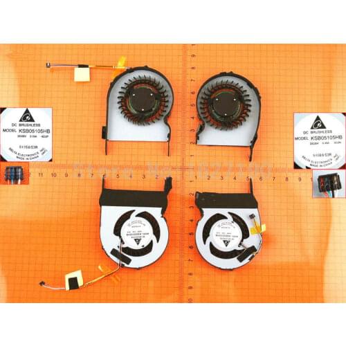 Brand New Laptop Cooling FAN Repair Replacement for HP Envy 13-1000(a pair of fan ) KSB05105HB-9D2N/KSB05105HB-9D2P
