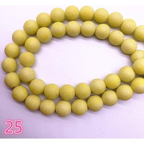 Wholesale 6/8mm Frosted Matt Austrian Crystal Beads High Quality Glass Loose Beads Handmade DIY Jewelry Making For Bracelet #25