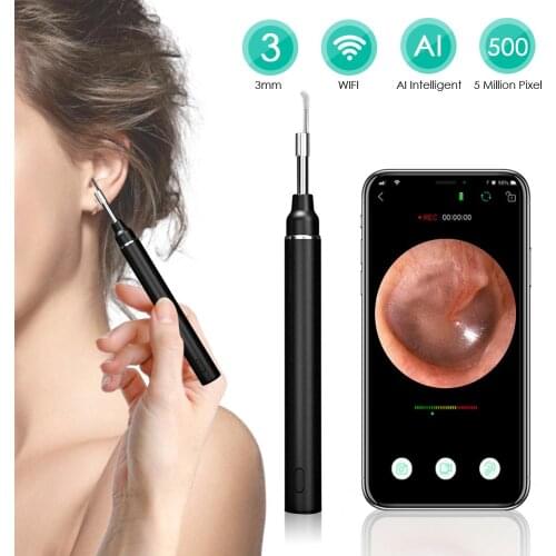 Original P40 Wireless Visual Ear Stick 300W Mini Camera Otoscope Borescope 3.9MM Endoscope Kids Baby Ear Picker Tool VS M9 Pro
