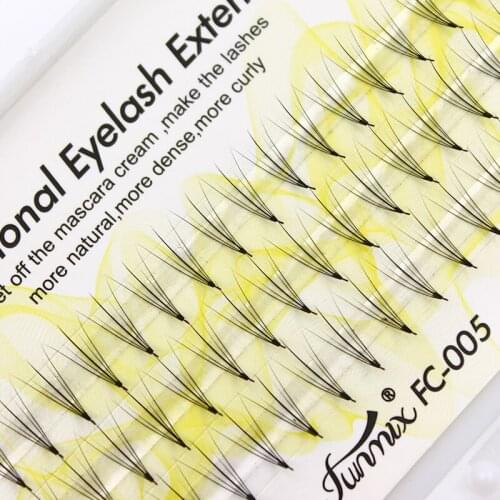 Professional Natural Middle Dense Side Eyelashes Fans 5D Premade Russian Volume Eyelash Extensions Supplies