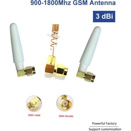 Cheap Price Indoor Aerial White Antenna Rubber Duck SMA Antenna 3dBi Omni Gsm Antenna 2pcs
