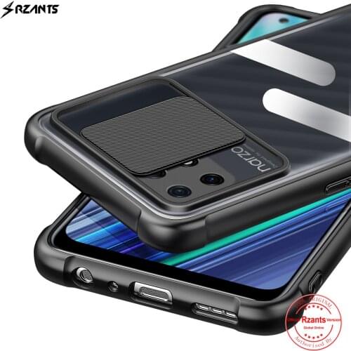 Rzants For OPPO Realme Narzo 30A Narzo20 Realme C12 C25 Case [Lens Protection] Camera Protect Slim Transparent Cover