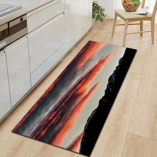 Nature Series Entrance doormat Washable Kitchen Floor Carpet Bedroom Floor Decoration Living Room Anti-Slip Rug Soft Bath Mat