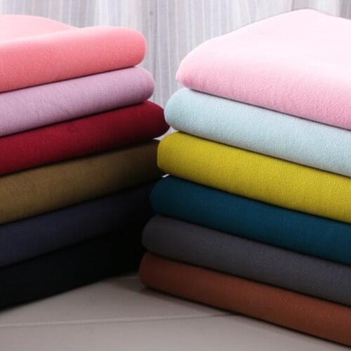 Fall Thick 100% Cotton Oversize Sanded Sweater Fleece Knit Fabric No stretching